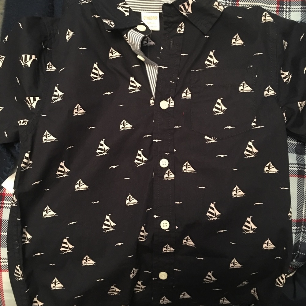 Gymboree Boys Short Sleeve Button down